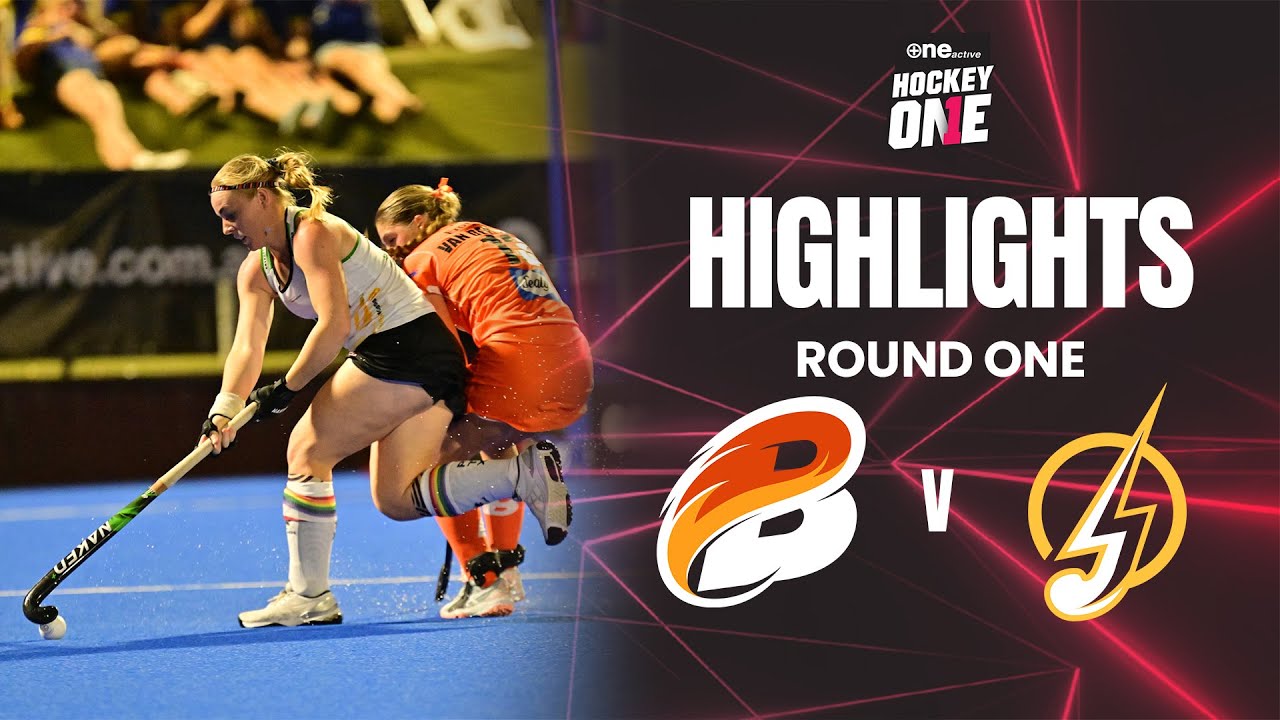 Brisbane Blaze v Perth Thundersticks Women's Highlights | ONE Active Hockey One League Round 1 2025