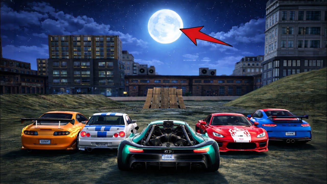 All Supercars Aim for the Moon 🌙🚗 | Extreme Jump Test | extreme car driving simulator