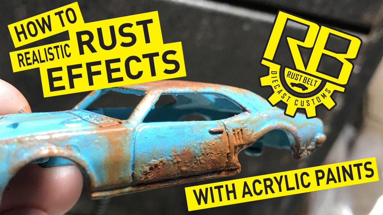 Creating Realistic Rust Effects with Acrylic Paints on Diecast - Gaslands