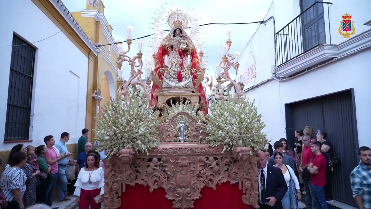 La Virgen del Rosario de Bormujos a los sones de "Virgen de las Aguas" | Glorias 2024