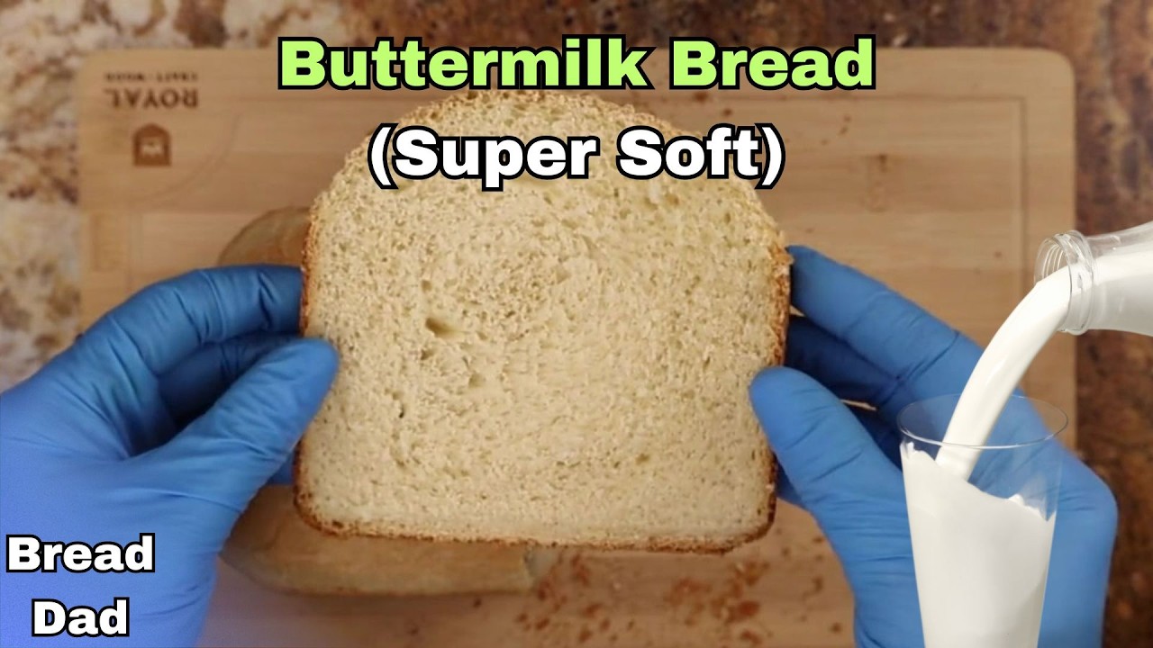 Bread Machine Buttermilk Bread - Super Soft & No Oven Required