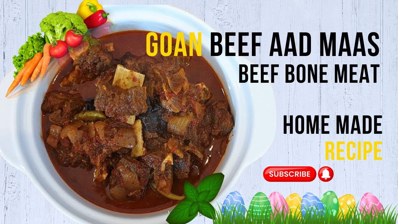 Goan Beef AAD MAAS |Beef Bone Meat | Easter Order 3Kg beef