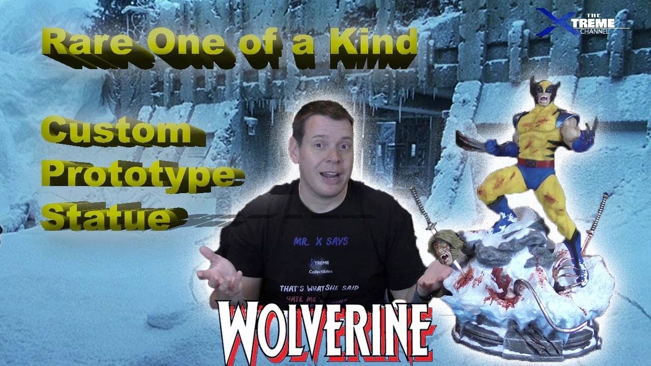RARE ONE OF A KIND Custom Wolverine Statue Prototype