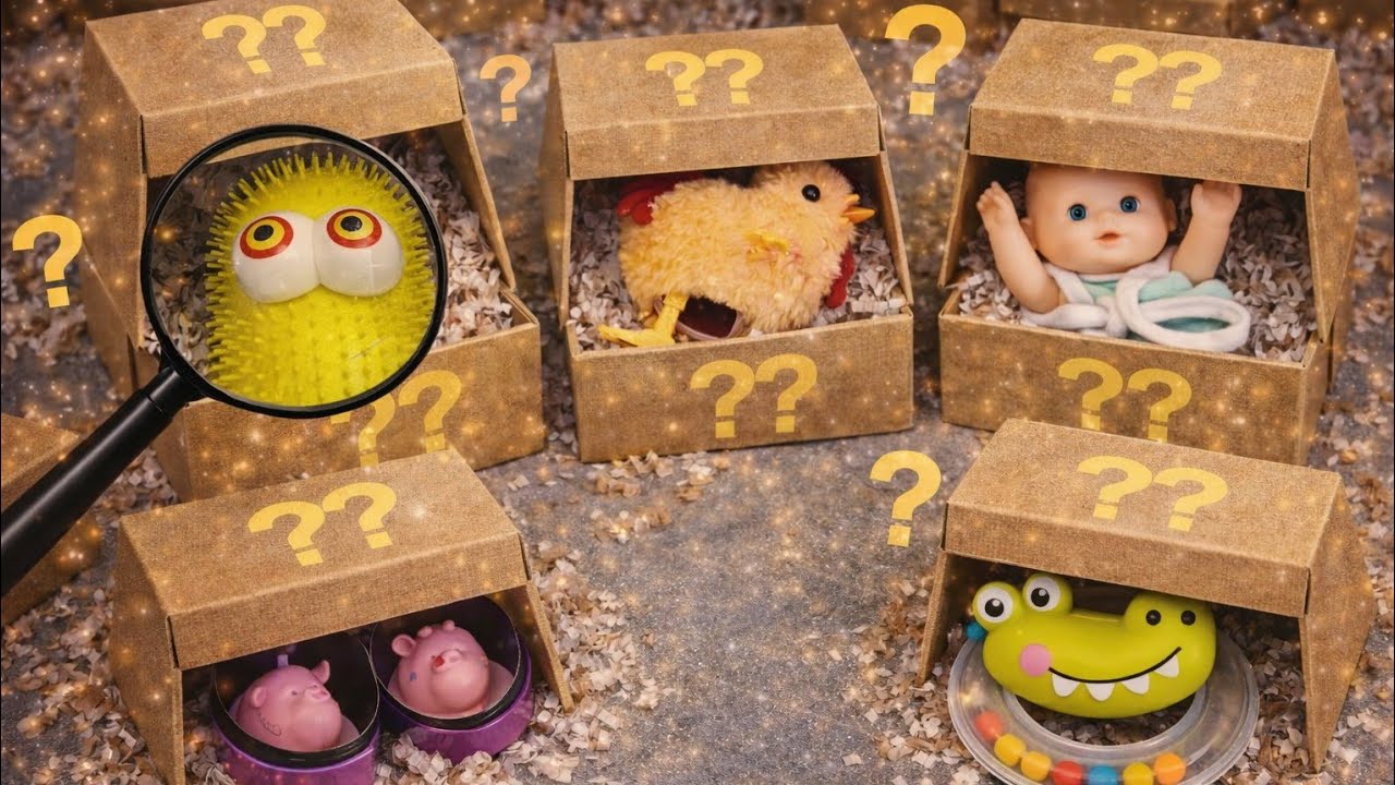 BERBURU HARTA KARUN BERISI MAINAN LUCU, ADA AYAM, BABY, SINGA, POKEMON