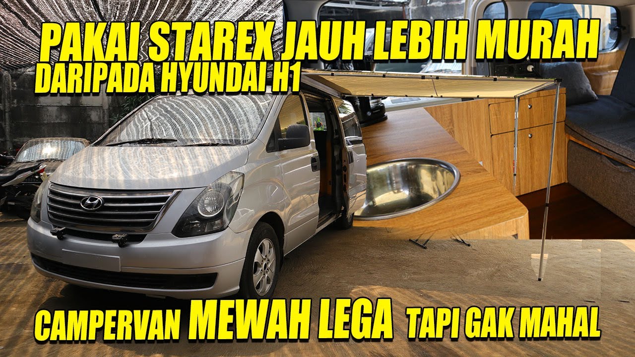 HYUNDAI STAREX MOVER DIESEL JADI CAMPERVAN MEWAH JADI TERASA MURAH