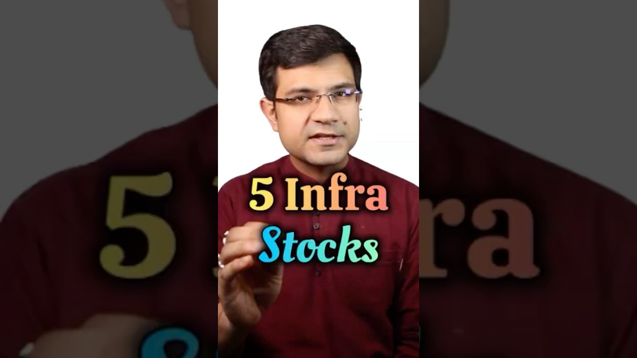 🔥 5 Infra Stocks to Study in Correction #shorts