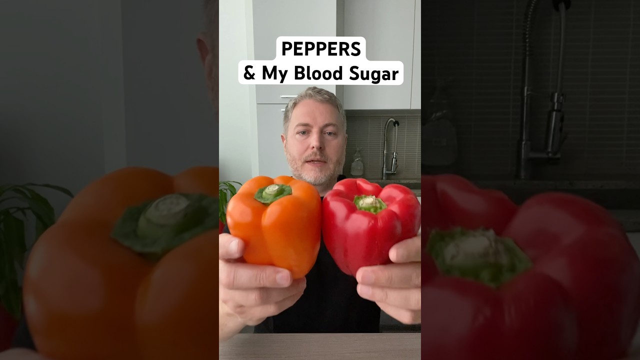 Bell peppers and my blood sugar. #bloodsugar #glucose #insulinresistant1 #peppers