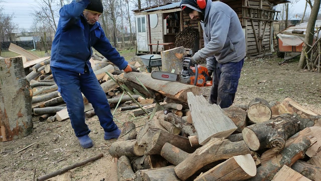 In gospodarie taiem lemne cu  drujba 550xp Mark2