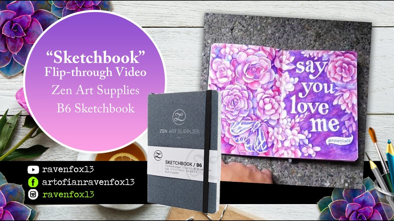 Flip-Through of my ZenArt Sketchbook