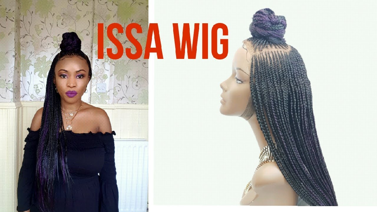 The best KET inspired braid wig. (Cornrow wig with bun)