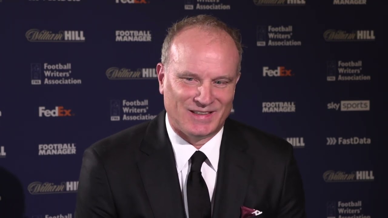 Dennis Bergkamp interviewed as he receives  FWA Tribute award