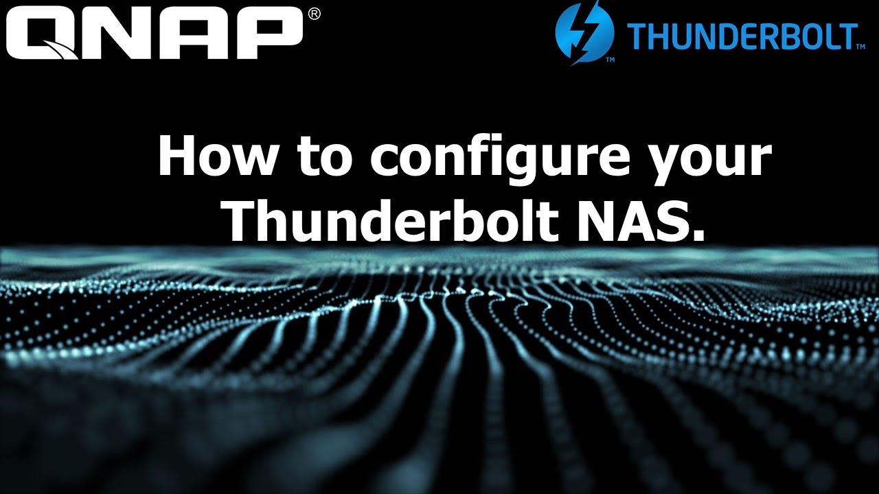 Создатели контента! Как настроить QNAP Thunderbolt NAS.