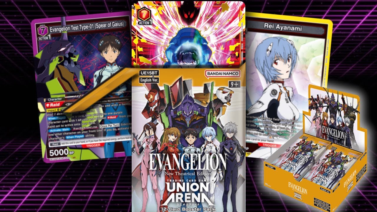 Распаковка бустер-бокса Evangelion! В поисках Евы Unit 01 🙏 (Union Arena)