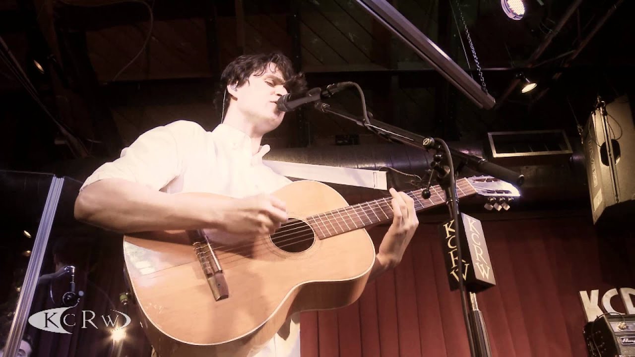Vampire Weekend performing 