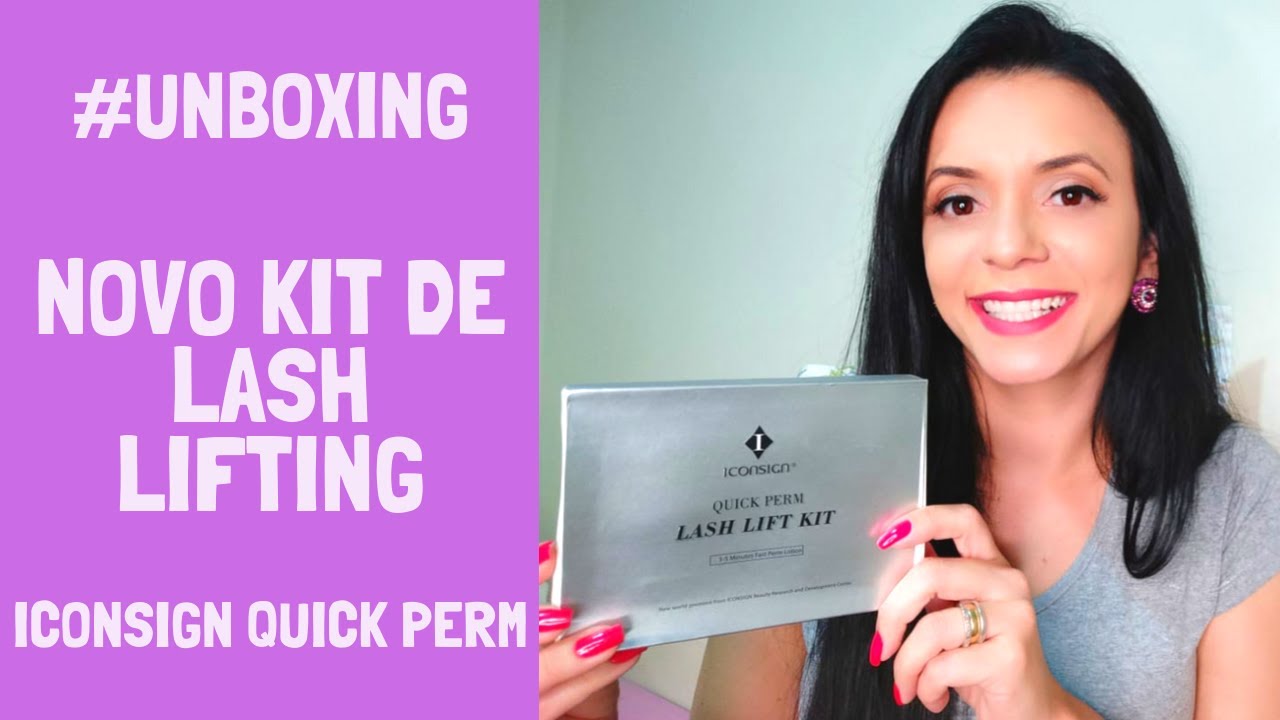 Unboxing do novo kit de Lash Lifting IconSign Quick Perm