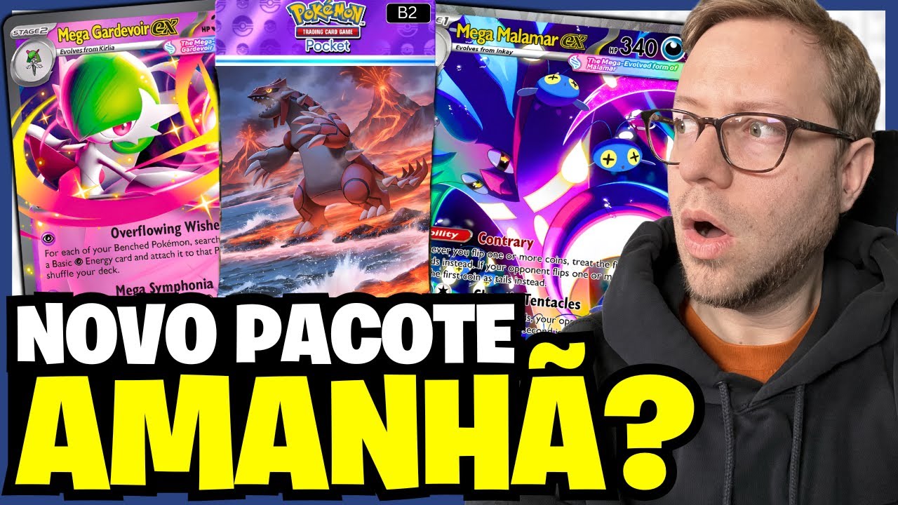 NOVIDADE AMANHÃ!? O que sabemos do pacote B2 de Pokémon TCG Pocket