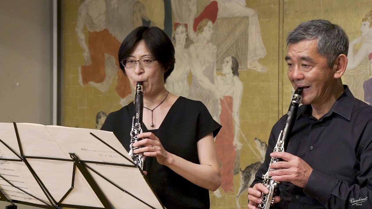 Akira NISHIMURA (1953 - ) : Jyurei I pour deux clarinettes en si bémol (2014)