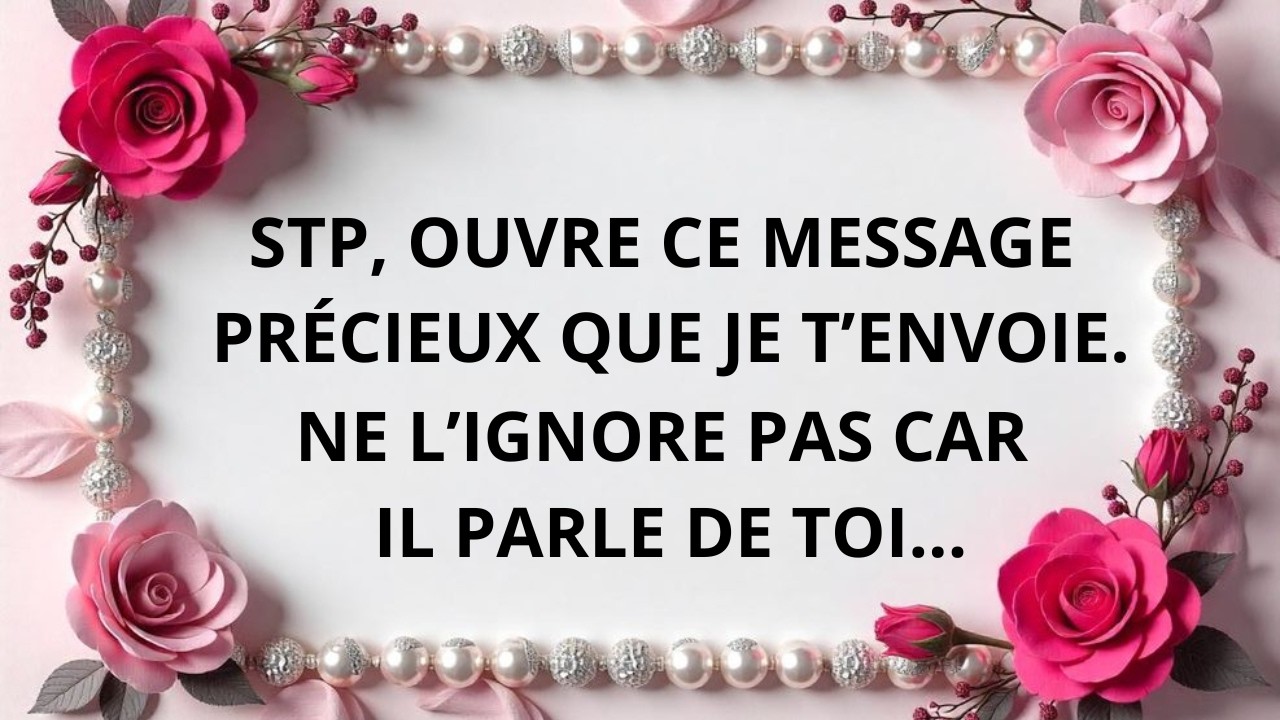 Ce que j’ai écrit pour toi est trop précieux pour être ignoré.