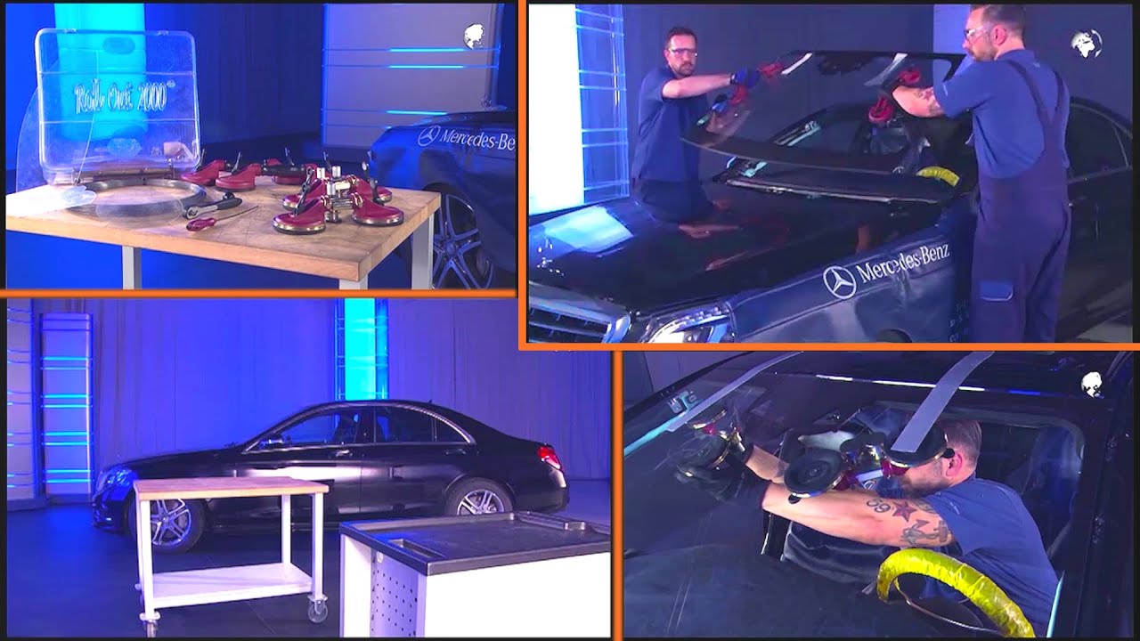 Mercedes-Benz S-Klasse Windschutzscheibe ausbauen - Teil 1