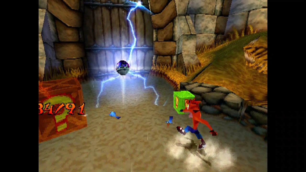 CRASH BANDICOOT WARPED 3  - FASE 15 DOUBLE HEADER MUNDO 3 (PLAYSTATION)