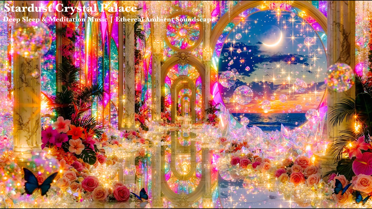 Stardust Crystal Palace | Deep Sleep & Meditation Music | Ethereal Ambient Soundscape