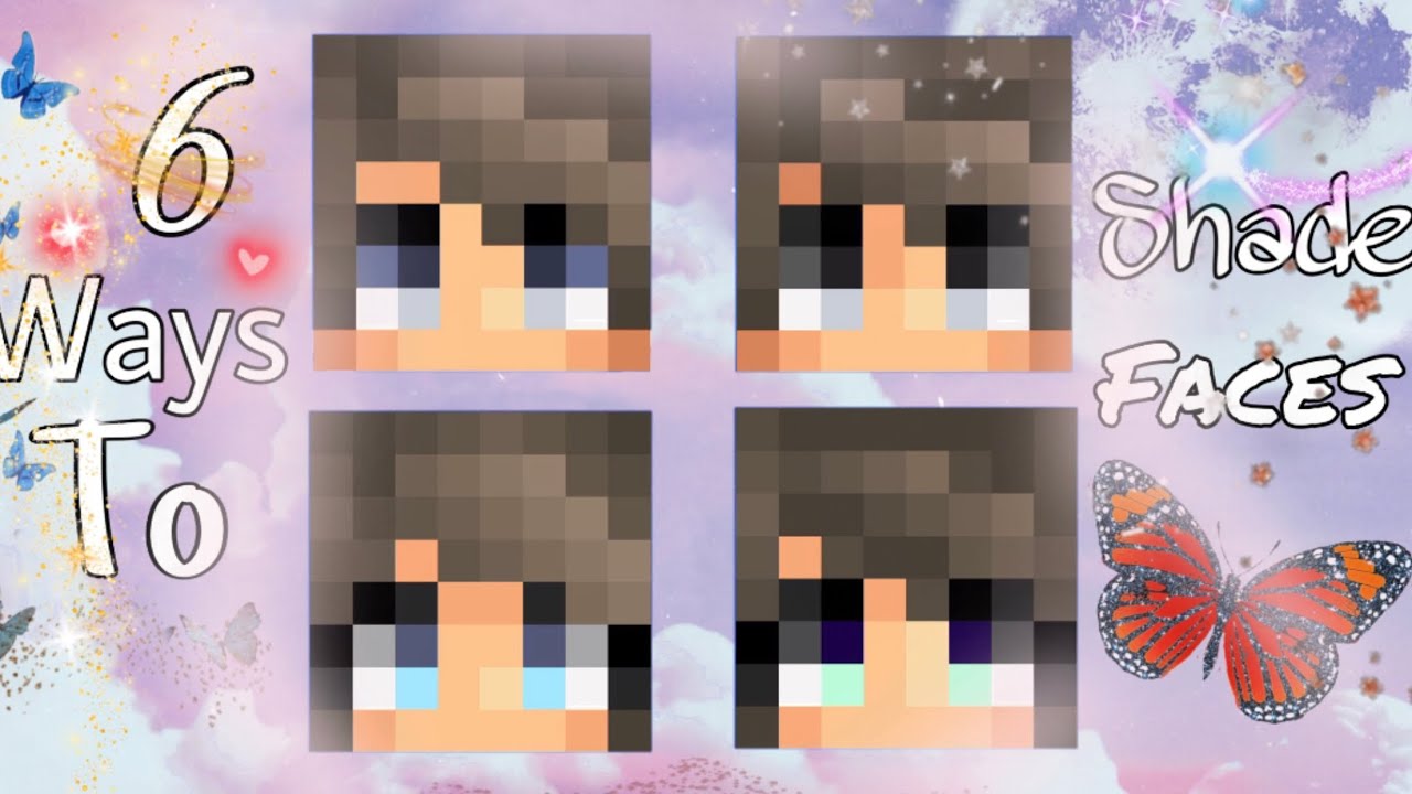 6 Ways to Shade Faces | Pixel Gun 3D | Requested Tutorial