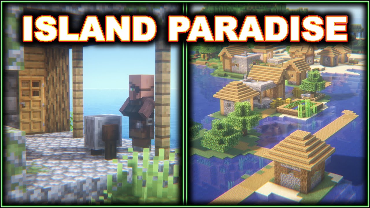 BEAUTIFUL Minecraft 1.18 Island Village Seeds [Java] (2022)