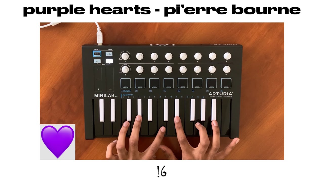 Pi'erre Bourne - Purple Hearts Instrumental Remake