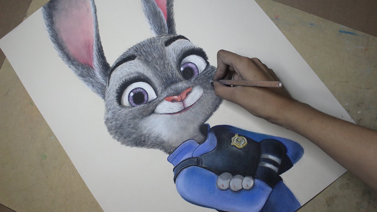 Speed Drawing: Judy Hopps (Zootopia) | Diana Díaz