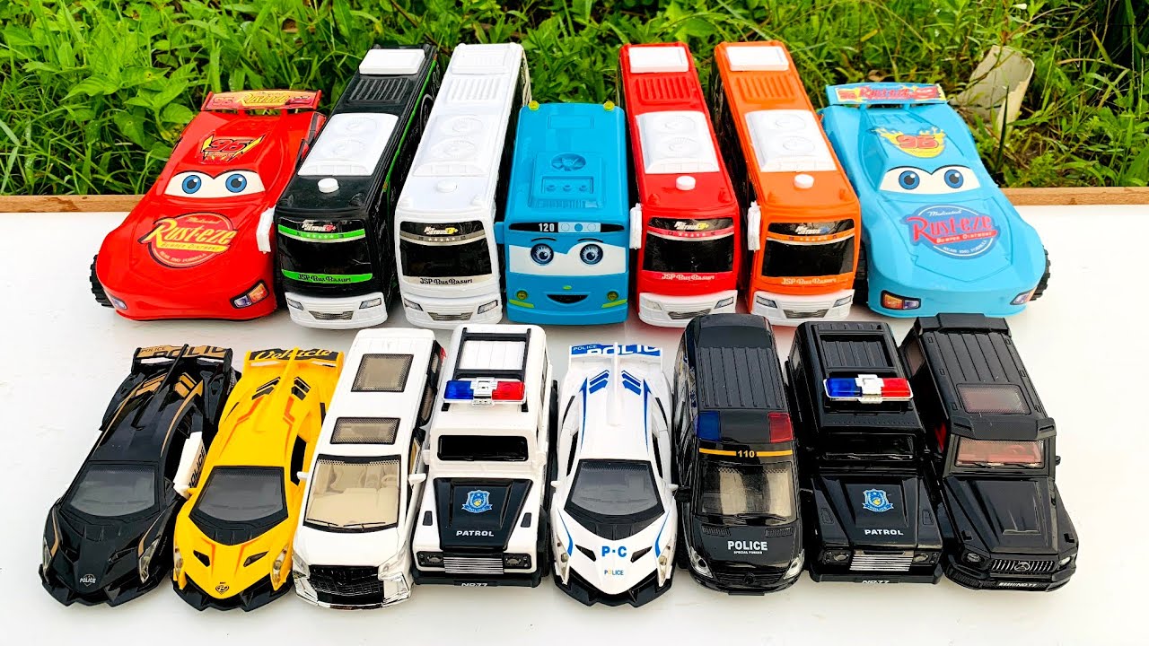 Mobil Mobilan Hai Tayo, Truk Sampah, Mobil Balap, Truk Pasir, Excavator, Mobil Full Mcqueen #6780
