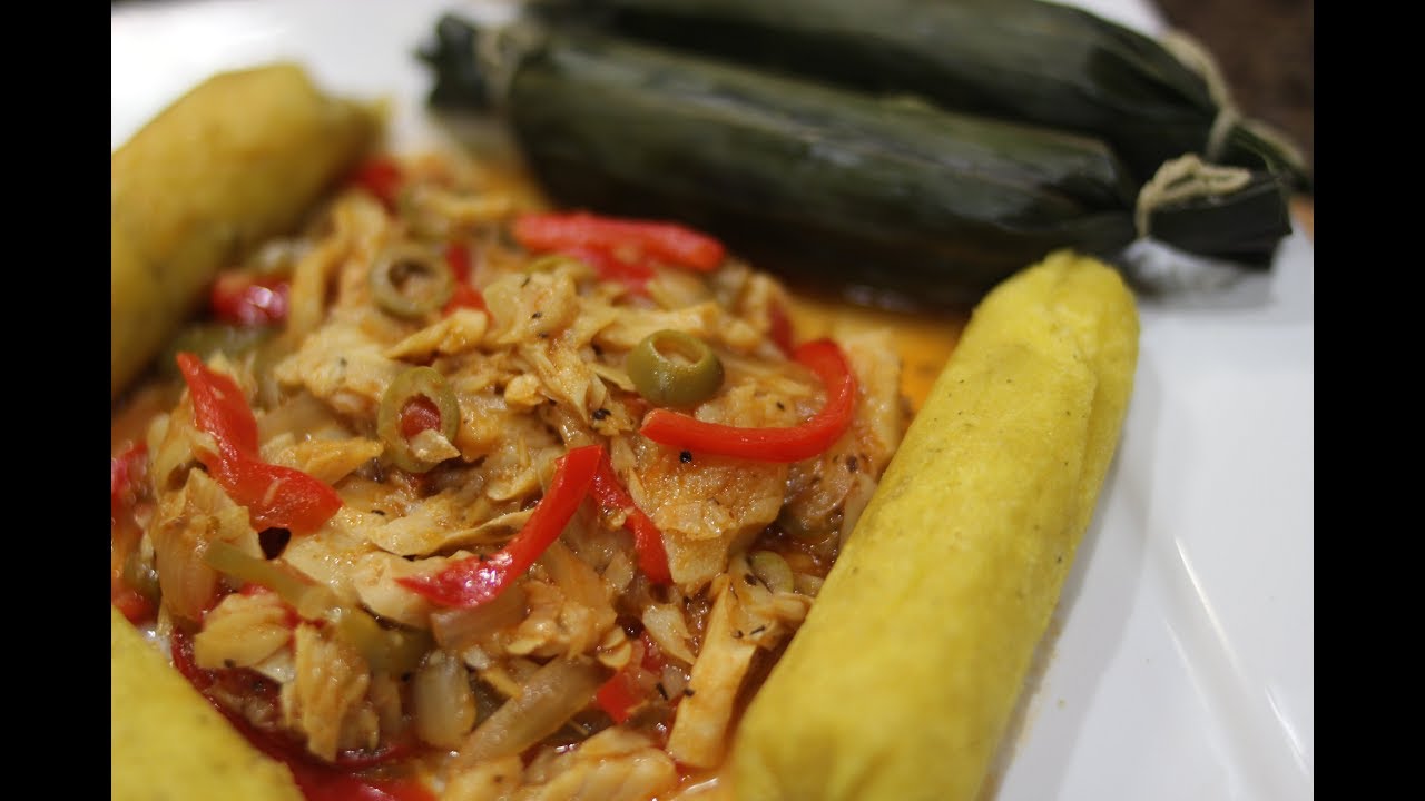 How to make Guanimes and Bacalao (Guanimes y Bacalao Puertoriqueño)