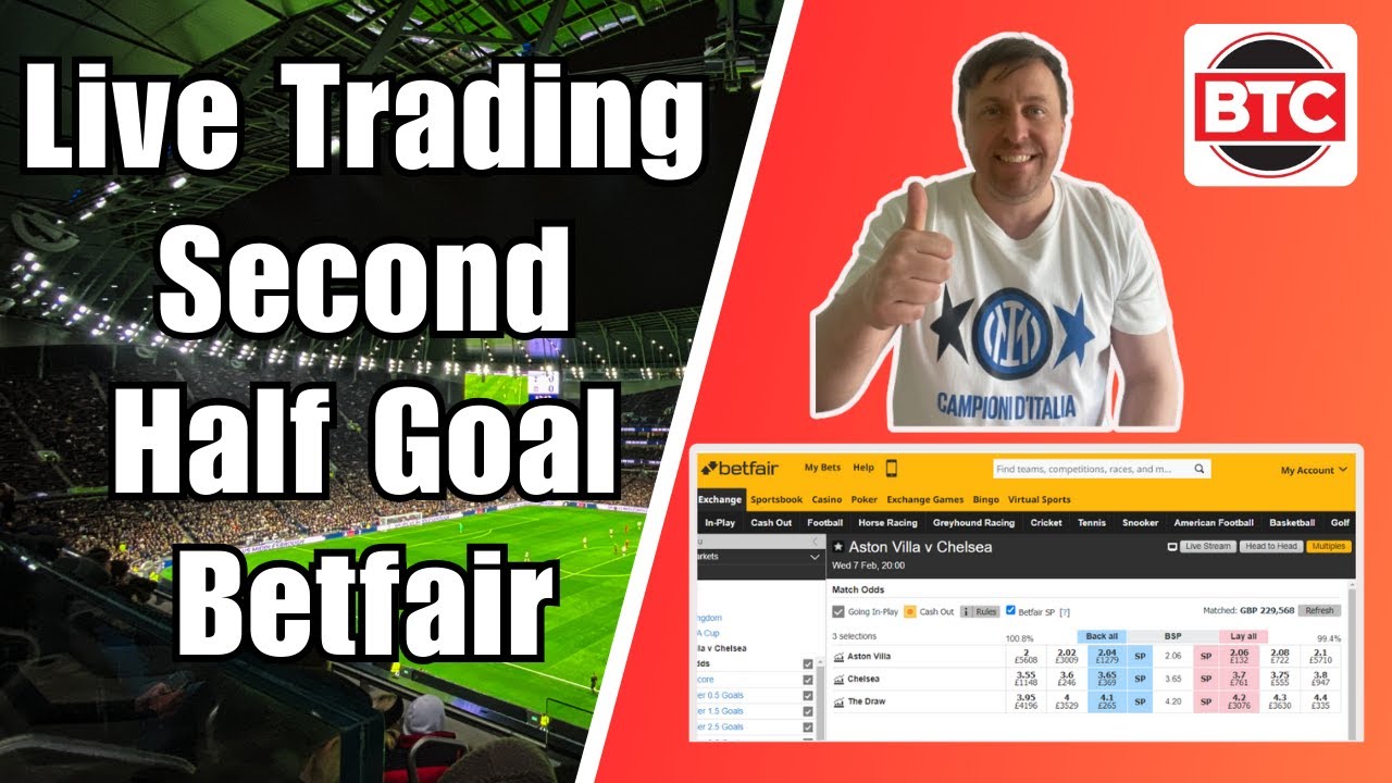 Live Betfair Trading - Second Half Goal Value Strategy