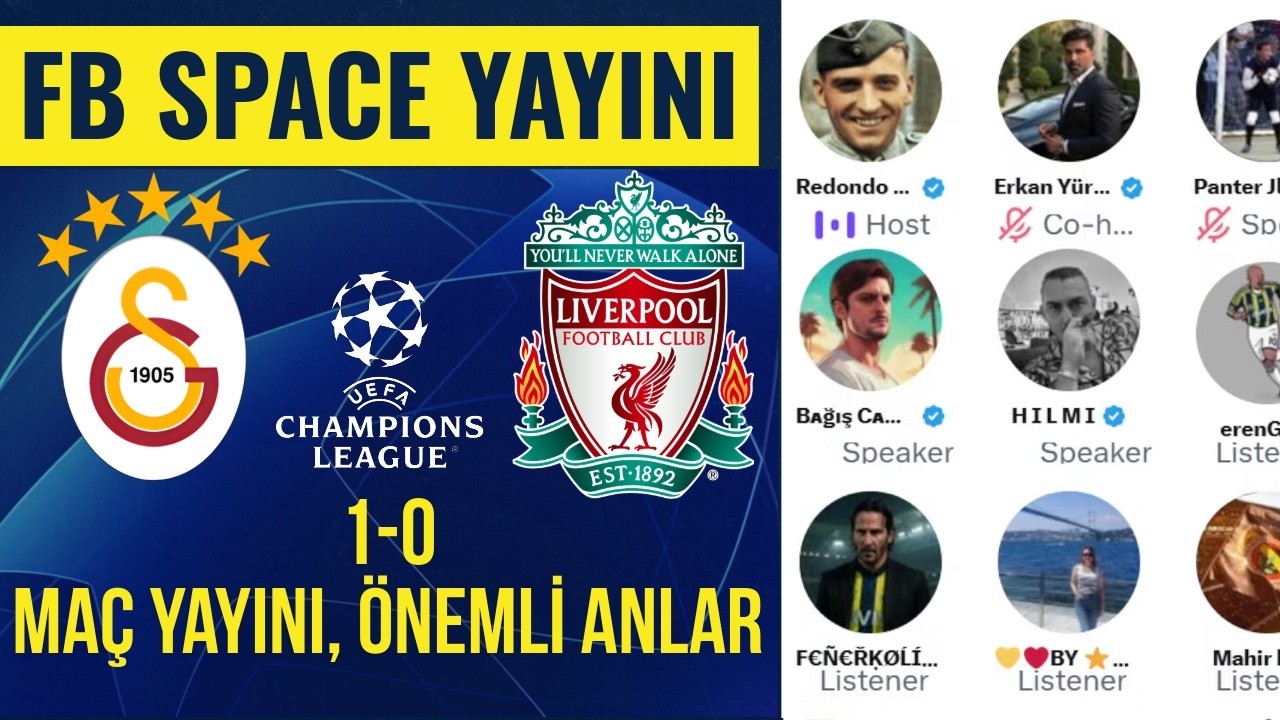 Galatasaray - Liverpool Maç Yayını | Fenerbahçe Space Odası | Şampiyonlar Ligi Maçları