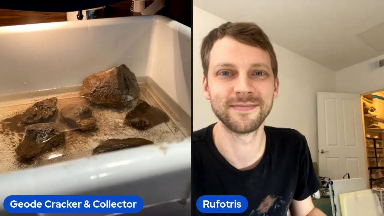 Herkimer Cleaning! | Live with Rufotris Rooted Rockhound