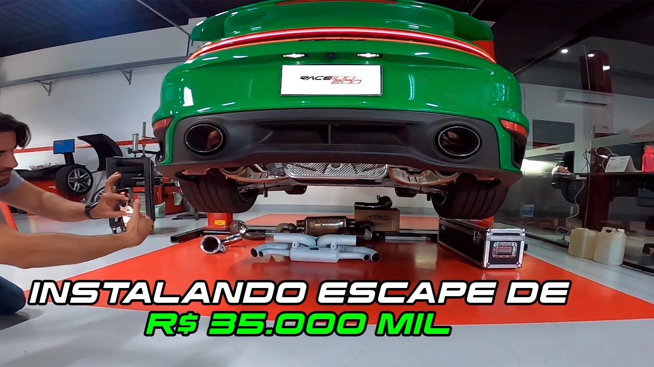 INSTALANDO ESCAPE DA INNOTECH IPE PORSCHE 911 TURBO S 992
