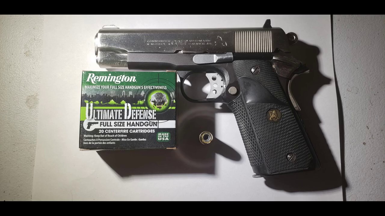 Remington Ultimate Defense 45 ACP 230gr Gel Test