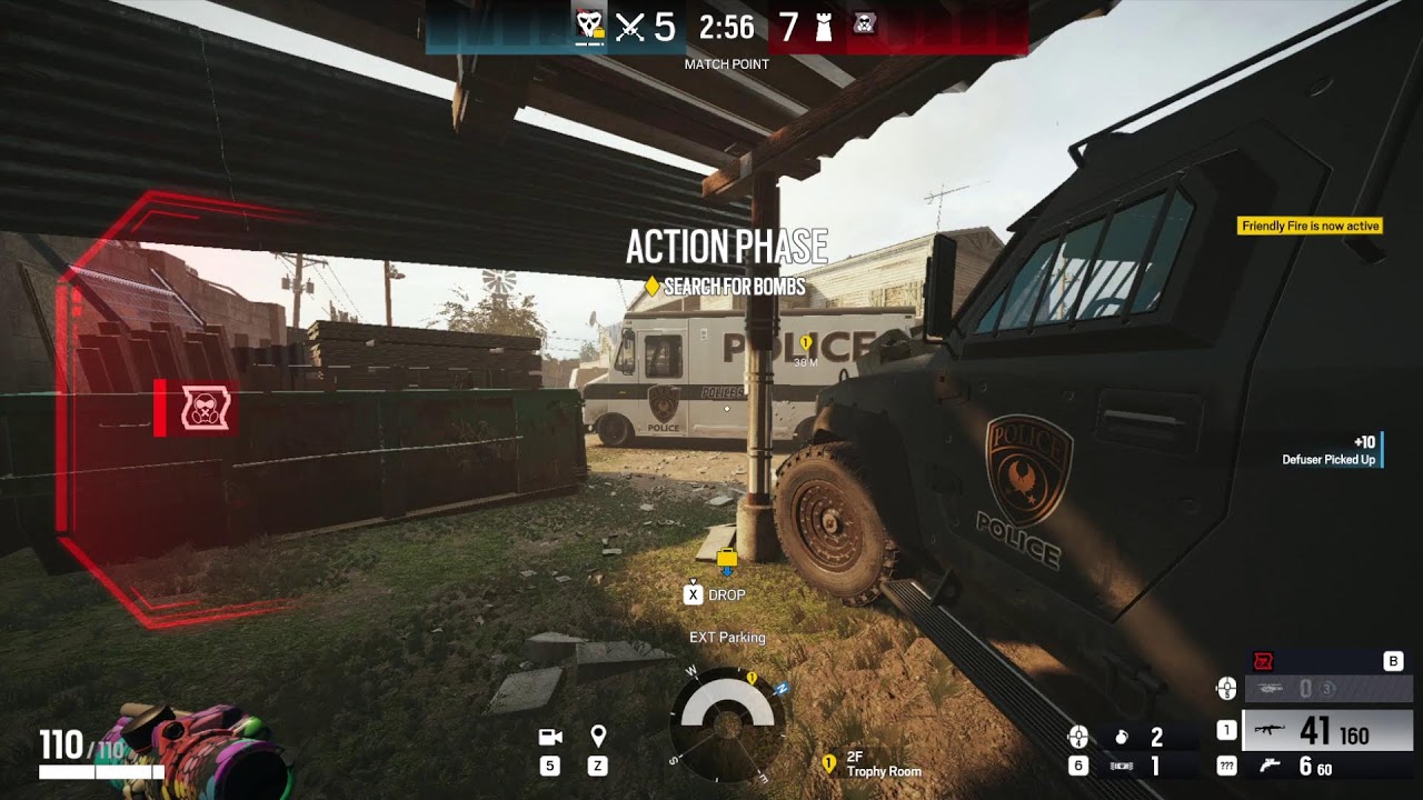2v1 on R6 vs BOT Boys