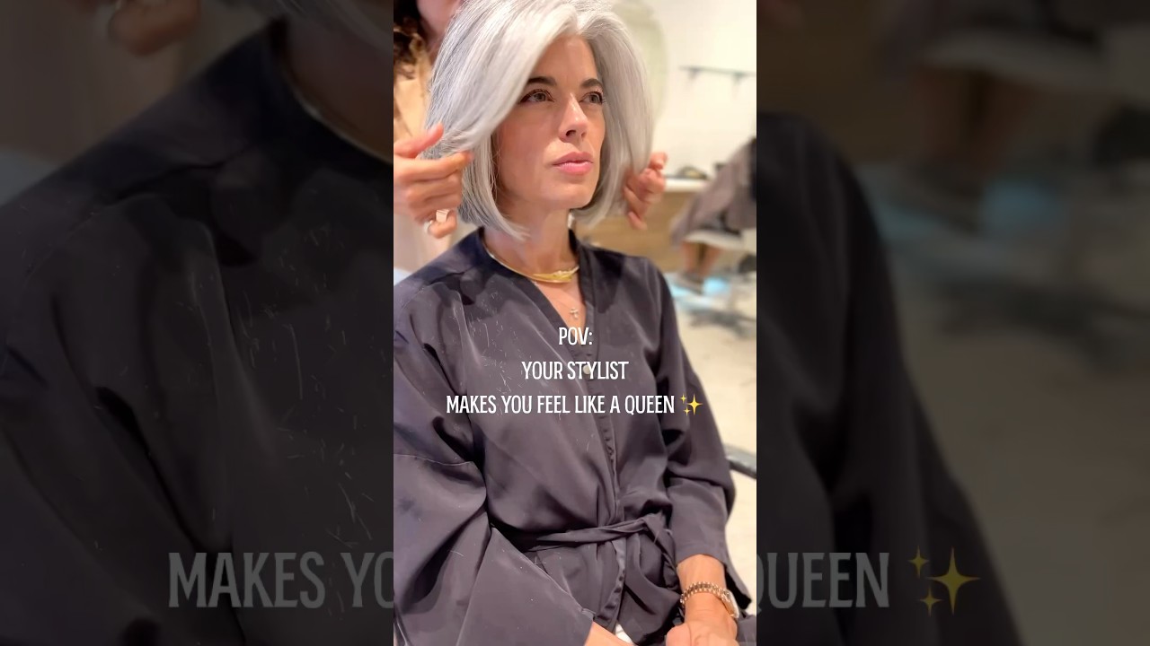Gray Hair Makes You Feel Like A Queen | Nikol Johnson #nikolbeauty #grayhair