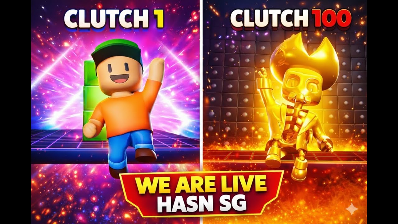 “1 CLUTCH TO 100 CLUTCH 😱 | 1 HOURS NONSTOP LIVE 🔥 HASN SG”