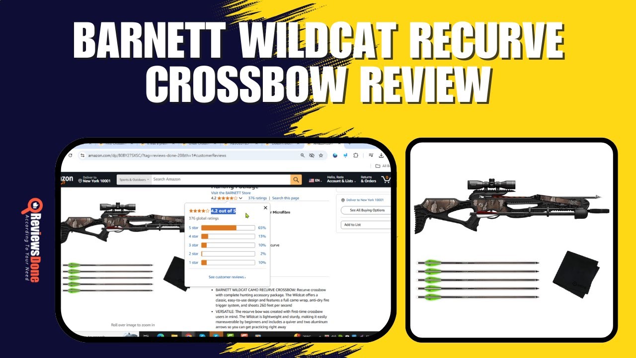 Barnett Wildcat Recurve Crossbow Review - Features Uncovered