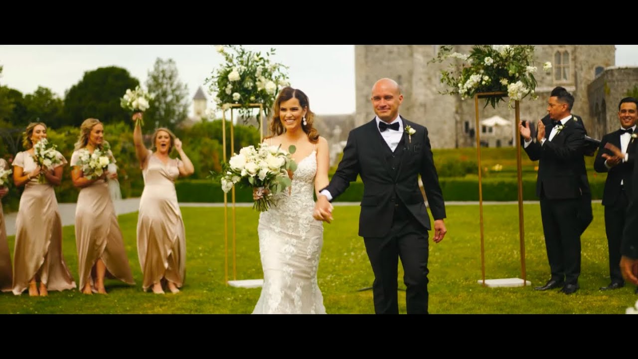 Kilkea Castle Weddings in Ireland by Bride and Groom Films