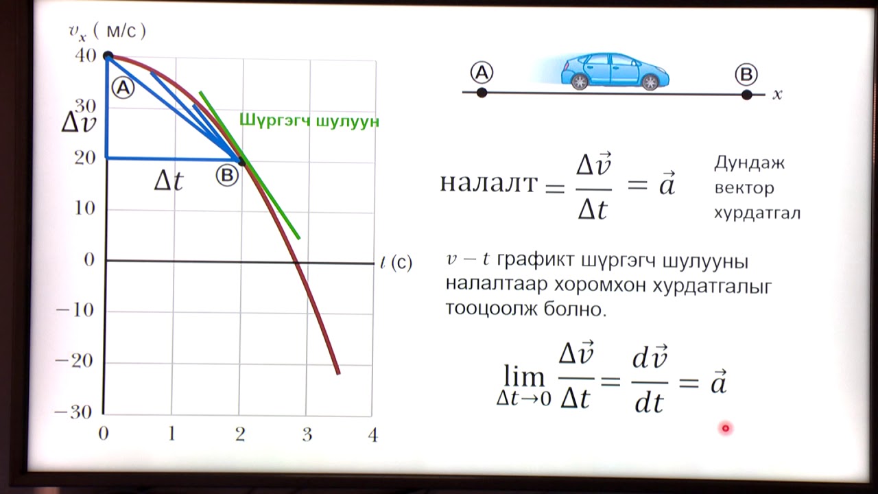 11-р ангийн теле хичээл: Физик /Механик хөдөлгөөн/ 2020.11.23
