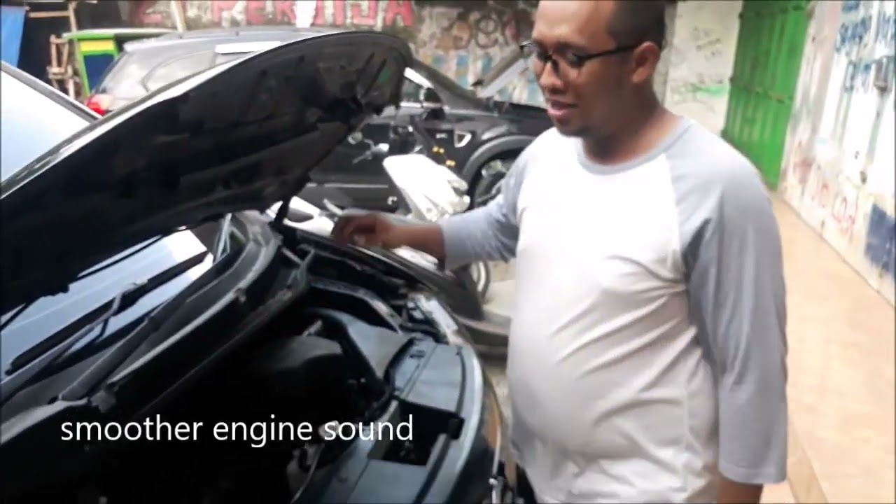 Pemasangan penghemat BBM generator Hidrogen+EFIE Joko Energy on Nissan SERENA 2 0L 2014 Mr.  Aditya