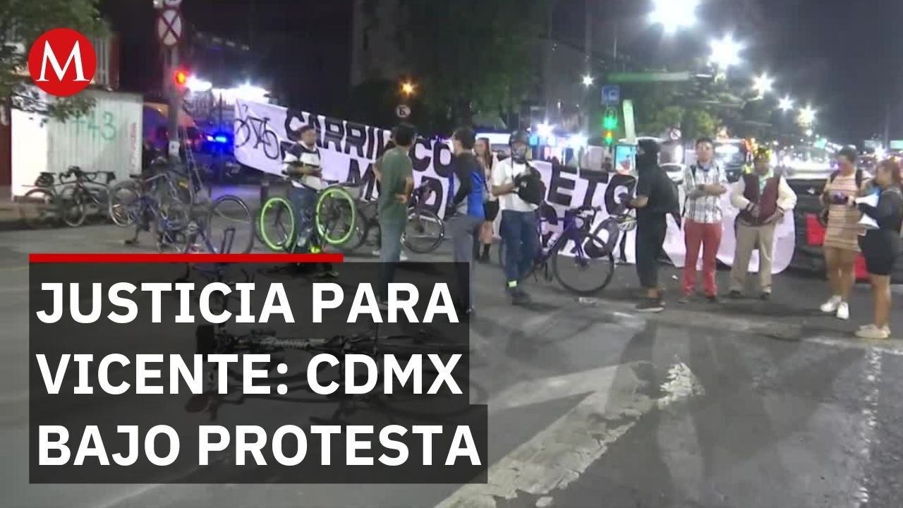 Muere ciclista atropellado: bloquean Eje Central para exigir justicia