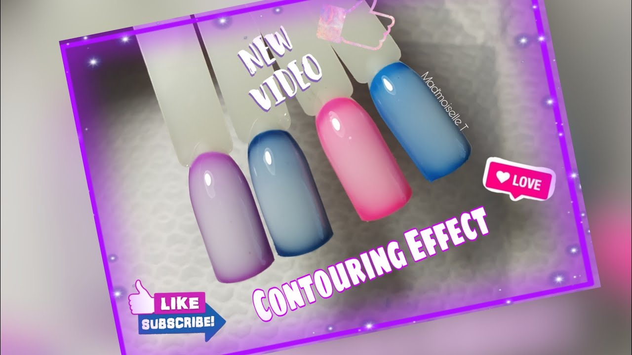 💕Nail art Effet Contouring💕 #nailart #contouringeffect #effetcontouring💕