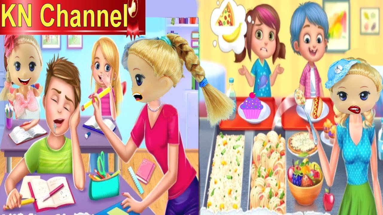 BÚP BÊ KN Channel ĐI HỌC P1 BACK TO SCHOOL | LỚP HỌC SIÊU QUẬY