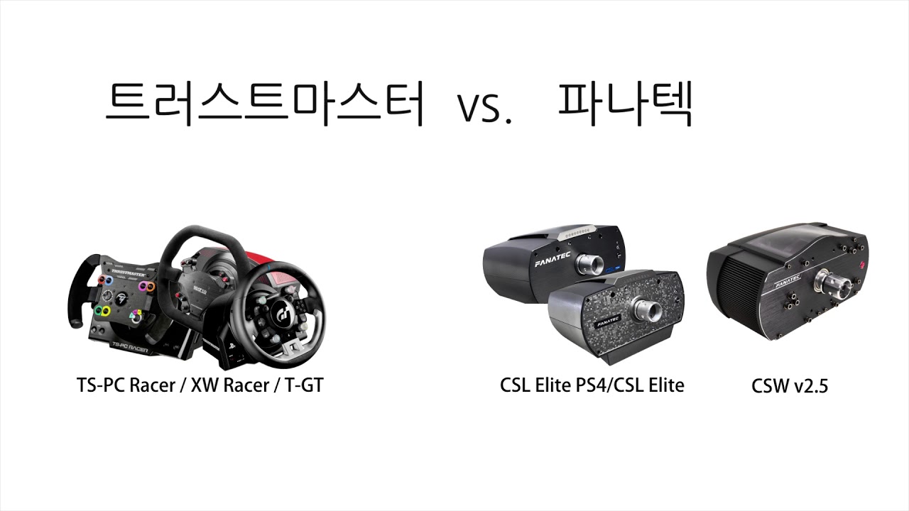 레이싱휠 구매 안내서 8/9 - 급을 나눠보면...