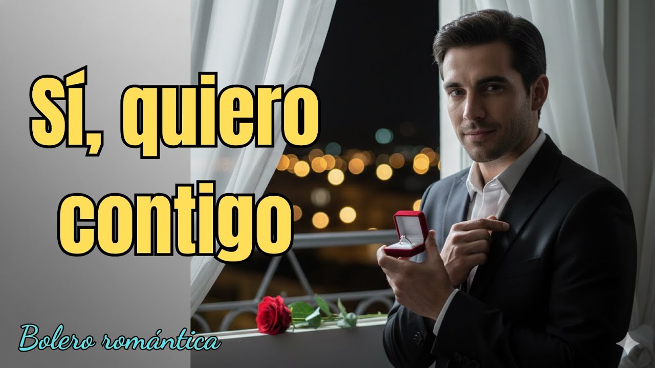 SÍ, QUIERO CONTIGO | Bolero Romántico | Canción de Boda para Dedicar #bolero #musica #romantico