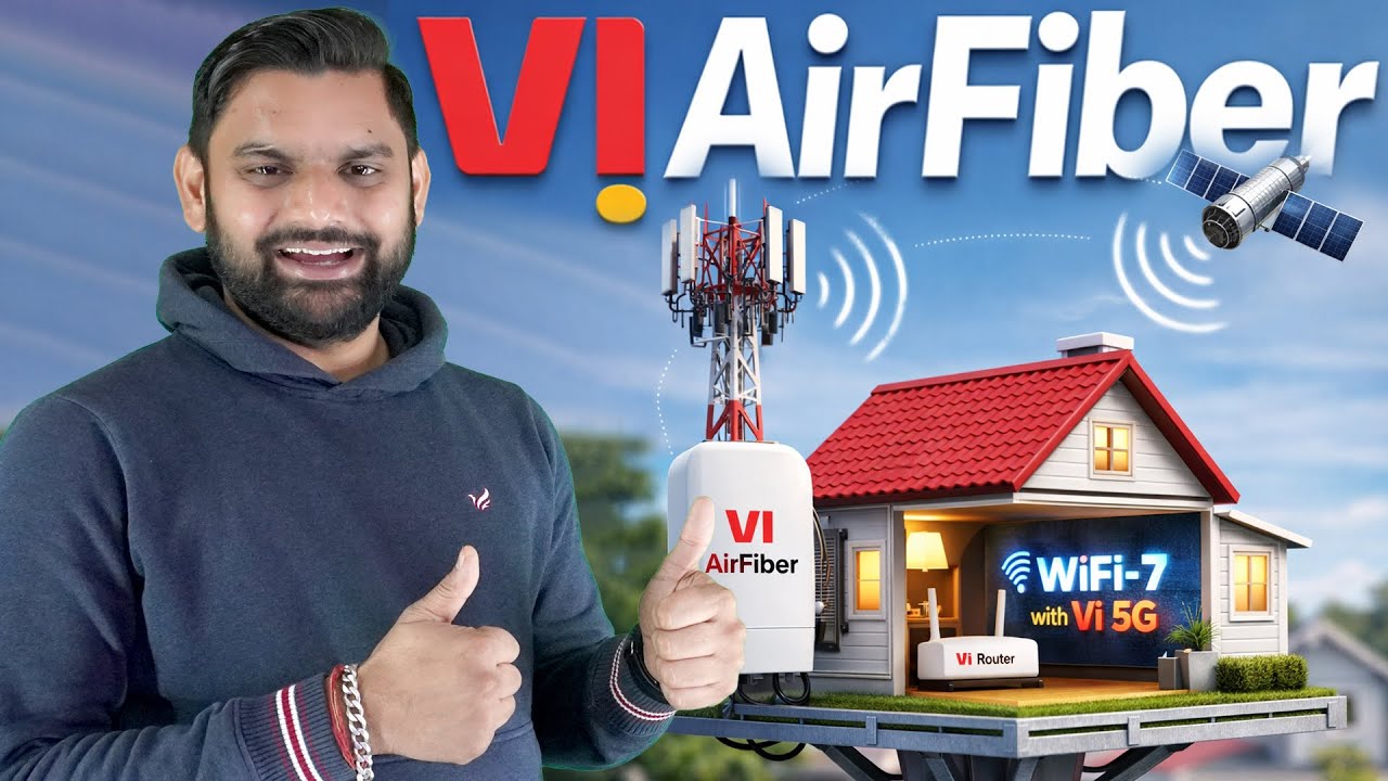Vi Satellite AirFiber | Vodafone Idea का बड़ा प्लान! 5G FWA + Satellite Internet की एंट्री 🚀 |