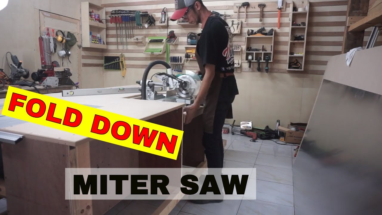 FLIP TOP MITER SAW STATION - MULTIFUNCTION WORKBENCH part3